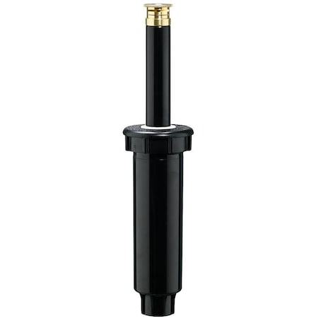 Orbit 54221 Spring Loaded Sprinkler with TwinSpray Brass Nozzle, 12 in Connection, QuarterCircle, Brass 54521/54221